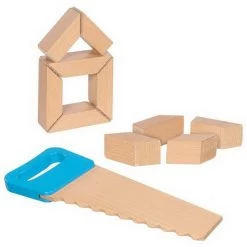 Säge Und Holzbausteine Mit Klettverbindung (goki 58377) 7 Säge Und Holzbausteine Mit Klettverbindung (goki 58377) -Spielwarenladen 58377 holzbausteine
