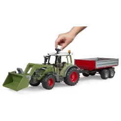 BRUDER 02182 - Fendt Vario 211 Mit Frontlader Und Bordwandanhänger 5 BRUDER 02182 - Fendt Vario 211 Mit Frontlader Und Bordwandanhänger -Spielwarenladen bruder 02182 traktor fendt vario 211 frontlader anhaenger