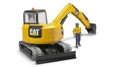 BRUDER 02466 - CAT Minibagger Mit Bauarbeiter 5 BRUDER 02466 - CAT Minibagger Mit Bauarbeiter -Spielwarenladen bruder 02466 cat minibagger bauarbeiter 2