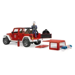 BRUDER 02528 - JEEP Wrangler Unlimited Rubicon Feuerwehr Set -Spielwarenladen bruder 02528 jeep wrangler rubicon feuerwehr set