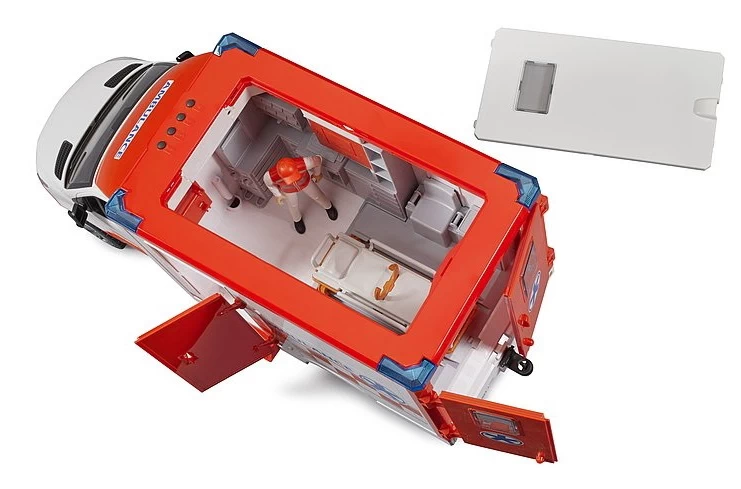 BRUDER 02676 - MB Sprinter Ambulanz Mit Fahrer Und Light - Sound Modul 1 BRUDER 02676 - MB Sprinter Ambulanz Mit Fahrer Und Light - Sound Modul