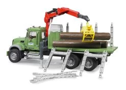 BRUDER 02824 - MACK Granite Holztransport-LKW -Spielwarenladen bruder 02824 mack holztransporter
