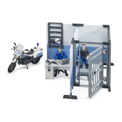 Bruder Bworld 62732 - Polizeistation Mit Polizeimotorrad -Spielwarenladen bruder 62732 polizeistation polizeimotorrad
