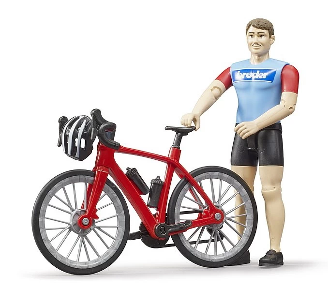 Bruder Bworld 63110 - Rennrad Mit Radfahrer 2 Bruder Bworld 63110 - Rennrad Mit Radfahrer – Bild 2