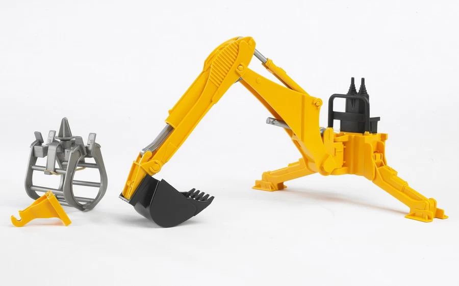 BRUDER 02338 - Heckbagger Mit Greifer 1 BRUDER 02338 - Heckbagger Mit Greifer