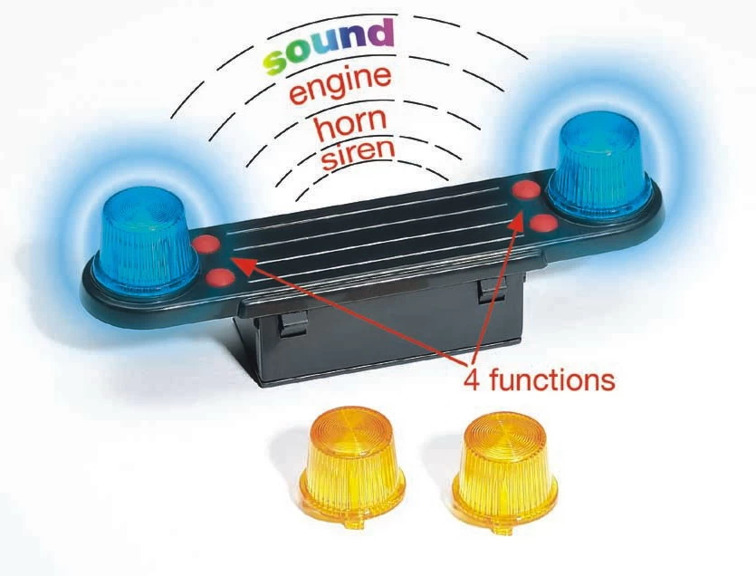 BRUDER 02801 - Zubehör: Light And Sound Modul (trucks) 1 BRUDER 02801 - Zubehör: Light And Sound Modul (trucks)