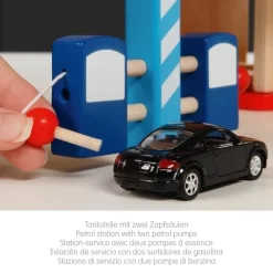 Parkhaus Aus Holz (goki 53821) -Spielwarenladen goki parkhaus