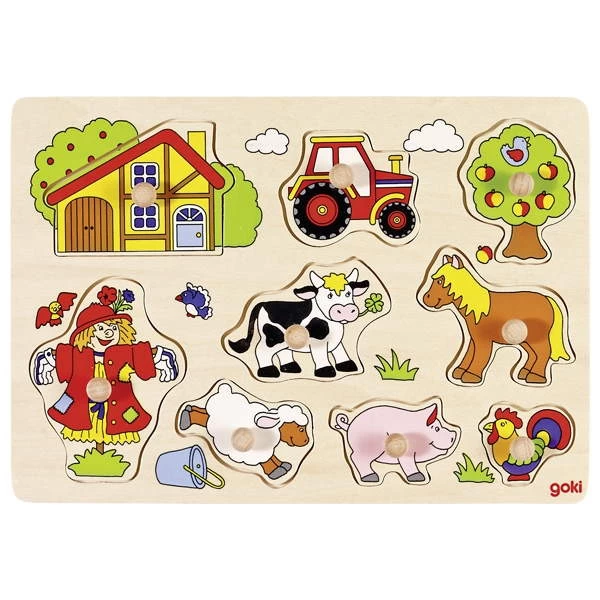 Steckpuzzle Bauernhof VI (goki 57995) 1 Steckpuzzle Bauernhof VI (goki 57995)